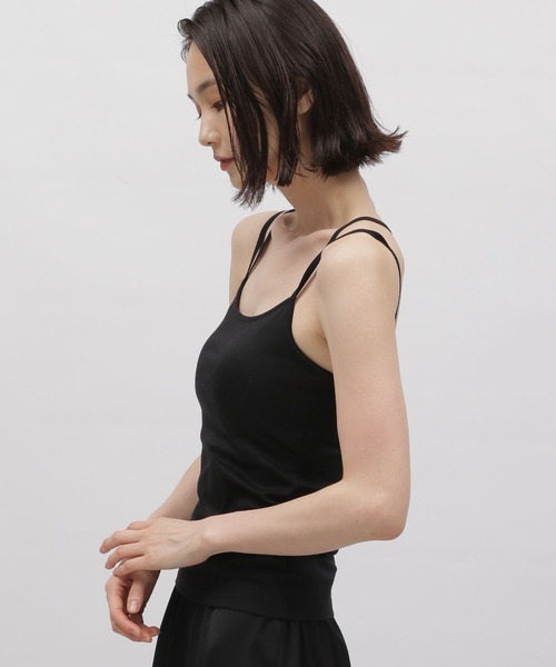 LAKOLE（ラコレ）の「カップ付きキャミ / 972296（キャミソール・レディース・ブラック/グレー/オフホワイト/カーキ・SMALL/MEDIUM）」の6枚目の写真