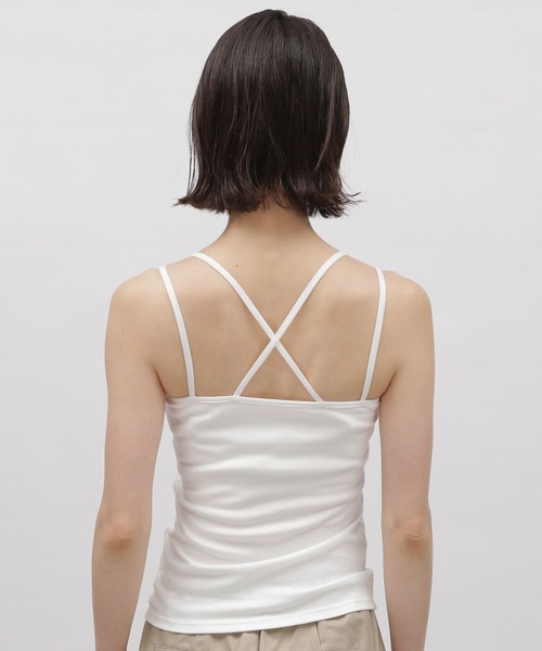 LAKOLE（ラコレ）の「カップ付きキャミ / 972296（キャミソール・レディース・ブラック/グレー/オフホワイト/カーキ・SMALL/MEDIUM）」の8枚目の写真