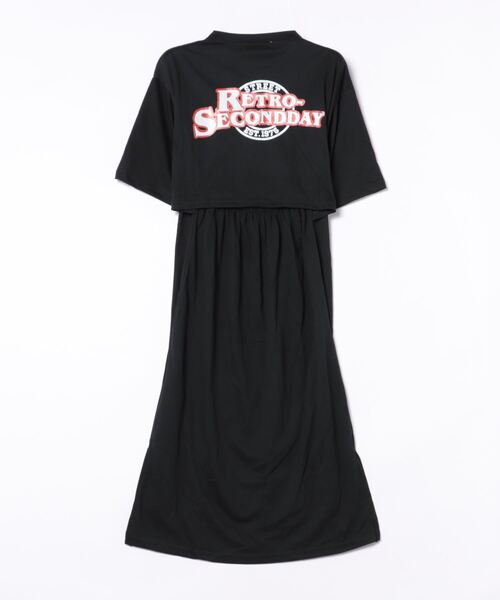 Mayree(メイリー)の「【AURORIA】バックオープンカットソーワンピース(ワンピース・レディース・ブラック/ベージュ・L/M)」の9枚目の写真