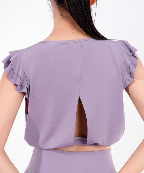 アムニー AUMNIE ヨガ　フリル タンクトップ 未使用品 アムニー AUMNIE ヨガ フリル タンクトップ 未使用品 楽天市場