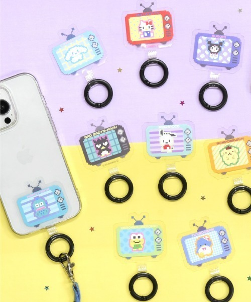 sanrio(サンリオ)の「sanrio/サンリオキャラクターズ マルチリングプラス(スマホグッズ・レディース・ブラック/ライトパープル/ライトブルー/パープル/ピンク/マスタード/サックスブルー/イエロー/グレイッシュブルー/レッド/ライトグリーン・ONE SIZE)」の15枚目の写真