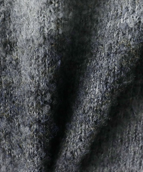 グラデーションブークレ天竺編みニット（ニット/セーター）｜ETELIO（エテリオ）