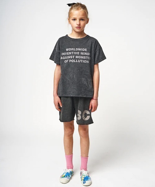 BOBO CHOSES(ボボショーズ)の「WIMAMP short sleeve T-shirt(Tシャツ/カットソー・キッズ・ダークグレー・10Y-12Y/6-7YEAR/8Y-10Y/4-5YEAR/2-3YEAR)」の2枚目の写真