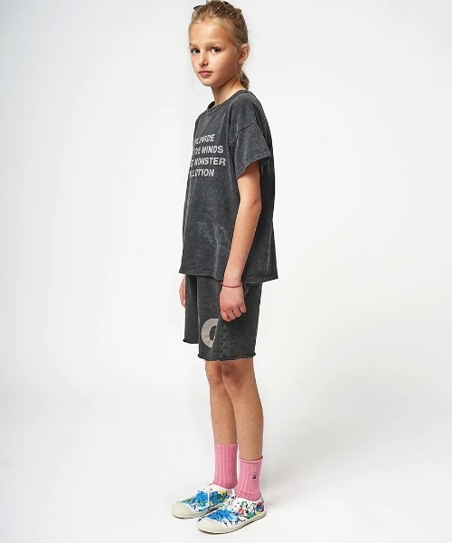 BOBO CHOSES(ボボショーズ)の「WIMAMP short sleeve T-shirt(Tシャツ/カットソー・キッズ・ダークグレー・10Y-12Y/6-7YEAR/8Y-10Y/4-5YEAR/2-3YEAR)」の3枚目の写真