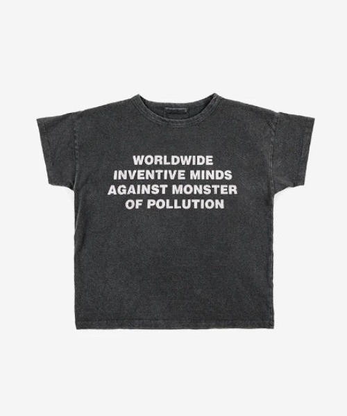 BOBO CHOSES(ボボショーズ)の「WIMAMP short sleeve T-shirt(Tシャツ/カットソー・キッズ・ダークグレー・10Y-12Y/6-7YEAR/8Y-10Y/4-5YEAR/2-3YEAR)」の5枚目の写真