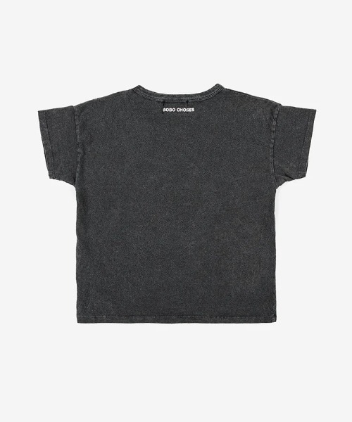 BOBO CHOSES(ボボショーズ)の「WIMAMP short sleeve T-shirt(Tシャツ/カットソー・キッズ・ダークグレー・10Y-12Y/6-7YEAR/8Y-10Y/4-5YEAR/2-3YEAR)」の6枚目の写真