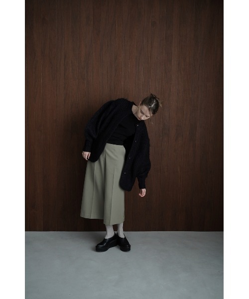 CLANE（クラネ）の「COLOR MOHAIR SHAGGY CARDIGAN（カーディガン/ボレロ・レディース・レッド/ブラック・1/2）」の6枚目の写真