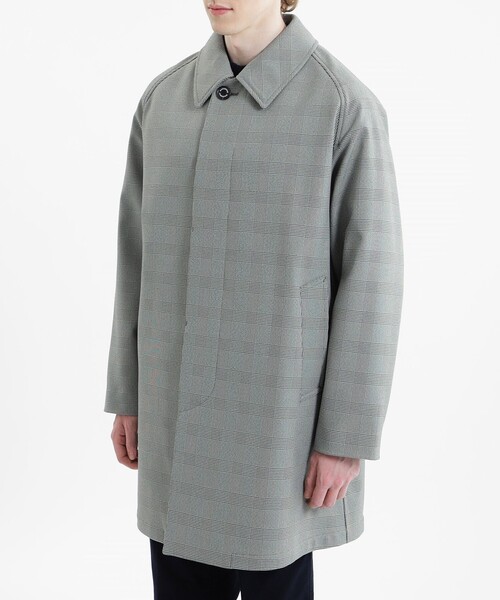 MACKINTOSH PHILOSOPHY(マッキントッシュ フィロソフィー)の「ニュークラシック TIVERTON(ティバートン)フリースボンディング(ステンカラーコート・メンズ・ダークネイビー/グレー・38/40)」の10枚目の写真