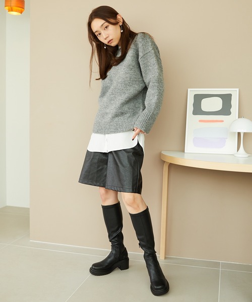 ニット セーター ニットプルオーバー MO33N05 レディース ORiental TRaffic ニット セーター ニットプルオーバー MO33N05