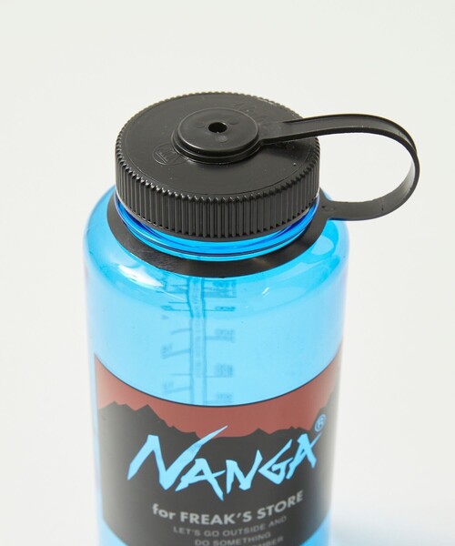 NANGA（ナンガ）の「NANGA×FREAK'S STORE/ナンガ×フリークスストア 別注ナルゲン広口1.0L（水筒・メンズ・ラベンダー/ブルー・MEDIUM）」の8枚目の写真