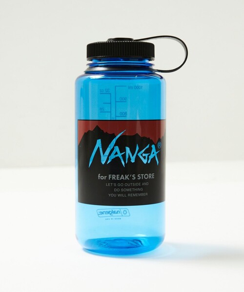 NANGA（ナンガ）の「NANGA×FREAK'S STORE/ナンガ×フリークスストア 別注ナルゲン広口1.0L（水筒・メンズ・ラベンダー/ブルー・MEDIUM）」の9枚目の写真