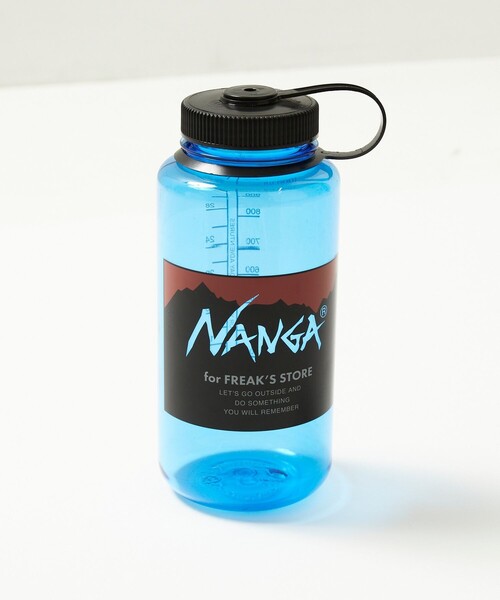 NANGA（ナンガ）の「NANGA×FREAK'S STORE/ナンガ×フリークスストア 別注ナルゲン広口1.0L（水筒・メンズ・ラベンダー/ブルー・MEDIUM）」の10枚目の写真