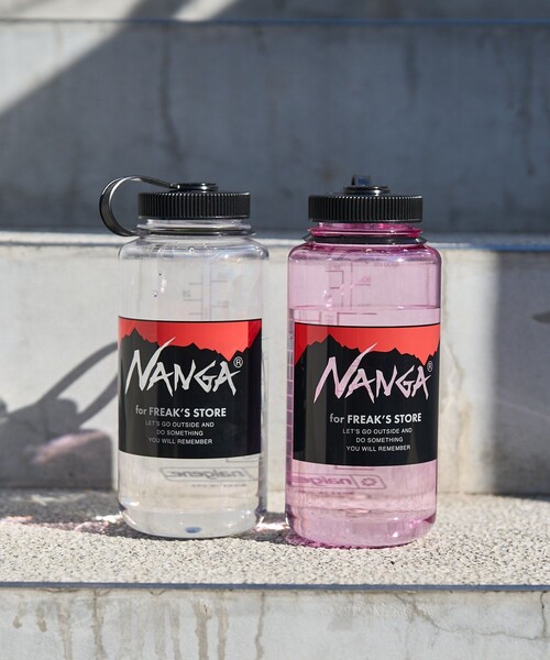 NANGA（ナンガ）の「NANGA×FREAK'S STORE/ナンガ×フリークスストア 別注ナルゲン広口1.0L（水筒・メンズ・ラベンダー/ブルー・MEDIUM）」の20枚目の写真