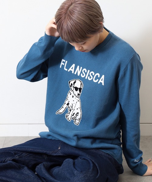 fLAnsisCA(フランシスカ)の「fLAnsisCA / Jacquard Knit 23AW(ニット/セーター・メンズ・ライトブルー/ブラック/グレー/チャコールグレー・MEDIUM/LARGE/SMALL)」の7枚目の写真