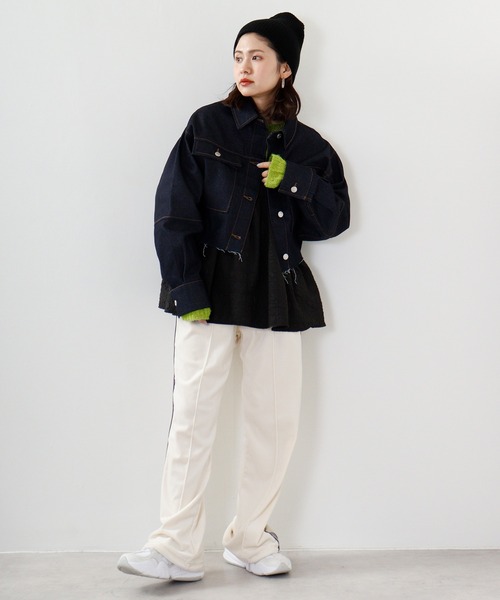 【大人気】SANDRO クロップド デニム ジャケット 楽天市場】デニムショートジャケット アウター ブルゾン