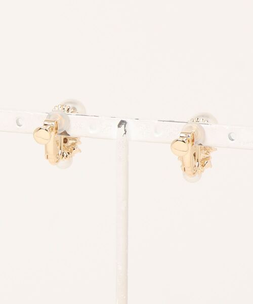 Cupid Heart(キューピッドハート)の「【Cupid Heart】結婚式アクセ!ストーンビジューパールイヤリング(イヤリング・レディース・ゴールド・MEDIUM)」の14枚目の写真