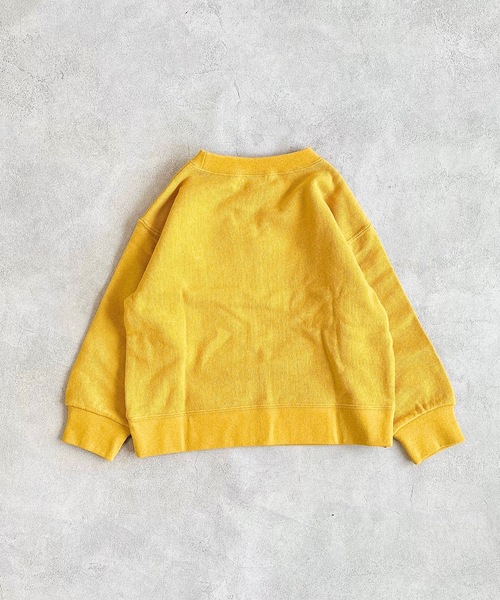 Russell Athletic（ラッセルアスレティック）の「【RUSSELL】プリントクルーネックスウェット（100～150cm）（スウェット・キッズ・ブラック/マスタード/オフホワイト/ブルー・100/110/120/130/140/150）」の5枚目の写真