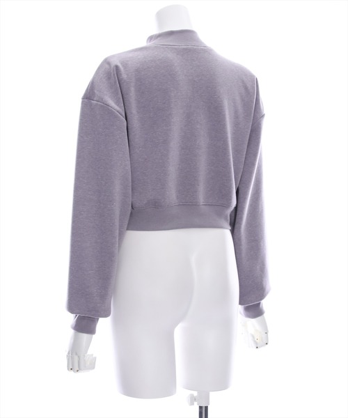 clear（クリア）の「ロゴエンボスショート丈スウェット[低身長用サイズ有]（スウェット・レディース・ブラック/グレー/ピンク/アイボリー・XS/F）」の7枚目の写真