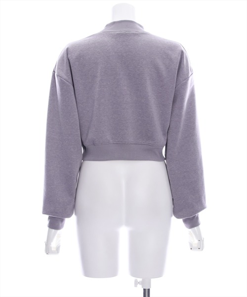 clear（クリア）の「ロゴエンボスショート丈スウェット[低身長用サイズ有]（スウェット・レディース・ブラック/グレー/ピンク/アイボリー・XS/F）」の8枚目の写真