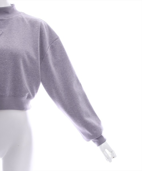 clear（クリア）の「ロゴエンボスショート丈スウェット[低身長用サイズ有]（スウェット・レディース・ブラック/グレー/ピンク/アイボリー・XS/F）」の11枚目の写真