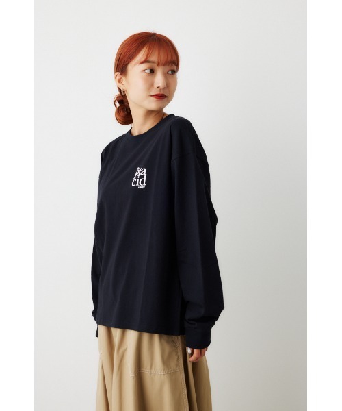 RODEO CROWNS WIDE BOWL（ロデオクラウンズワイドボウル）の「Placid Daisy L/S Tシャツ（Tシャツ/カットソー・レディース・ライトブラウン/オフホワイト/ブラック/ターコイズブルー・FREE）」の5枚目の写真