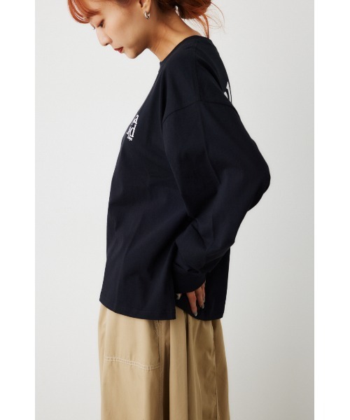 RODEO CROWNS WIDE BOWL（ロデオクラウンズワイドボウル）の「Placid Daisy L/S Tシャツ（Tシャツ/カットソー・レディース・ライトブラウン/オフホワイト/ブラック/ターコイズブルー・FREE）」の11枚目の写真