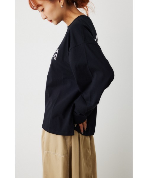 RODEO CROWNS WIDE BOWL（ロデオクラウンズワイドボウル）の「Placid Daisy L/S Tシャツ（Tシャツ/カットソー・レディース・ライトブラウン/オフホワイト/ブラック/ターコイズブルー・FREE）」の12枚目の写真