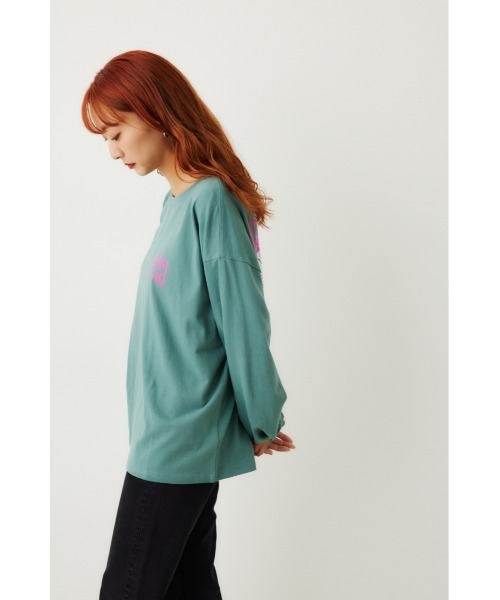 RODEO CROWNS WIDE BOWL（ロデオクラウンズワイドボウル）の「Placid Daisy L/S Tシャツ（Tシャツ/カットソー・レディース・ライトブラウン/オフホワイト/ブラック/ターコイズブルー・FREE）」の20枚目の写真