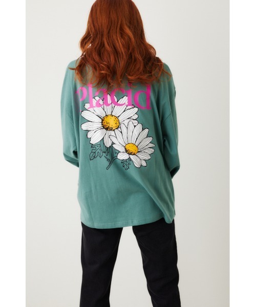 RODEO CROWNS WIDE BOWL（ロデオクラウンズワイドボウル）の「Placid Daisy L/S Tシャツ（Tシャツ/カットソー・レディース・ライトブラウン/オフホワイト/ブラック/ターコイズブルー・FREE）」の22枚目の写真
