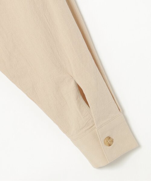 LBC（エルビーシー）の「フードロングシャツ（シャツ/ブラウス・レディース・ネイビー/ベージュ・M）」の8枚目の写真