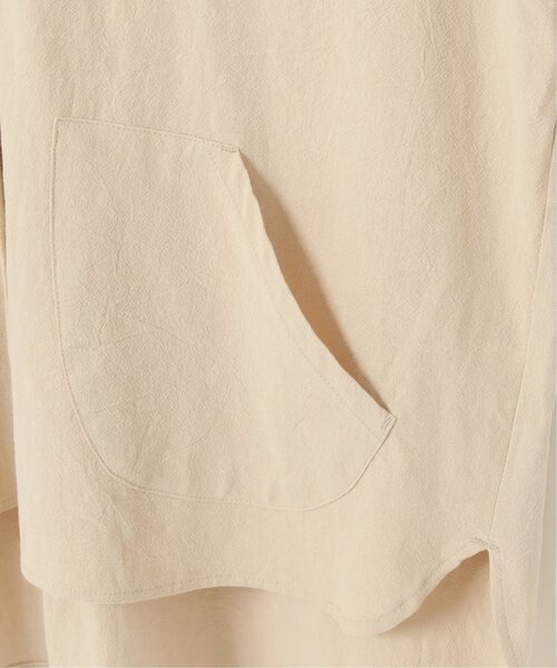 LBC（エルビーシー）の「フードロングシャツ（シャツ/ブラウス・レディース・ネイビー/ベージュ・M）」の20枚目の写真