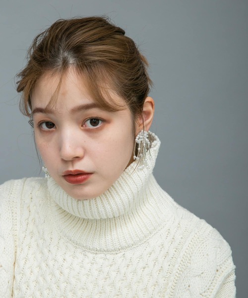 KBF（ケイビーエフ）の「パールイヤリング（イヤリング・レディース・ゴールド/シルバー・ONE）」の4枚目の写真