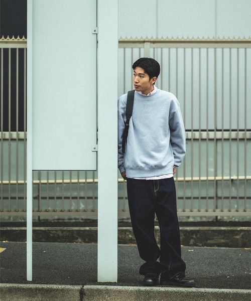 BEAMS T（ビームスティー）の「newT / Sweatshirt（スウェット・メンズ・グリーン/ブラック/ネイビー/ライトグレー/グレー系その他/ブラウン/オリーブ・X-LARGE/X-SMALL/XX-LARGE/MEDIUM/LARGE/SMALL）」の8枚目の写真