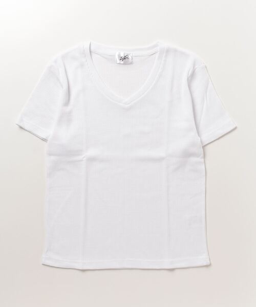 Mag.(マグ)の「【RDS】サーマル半袖VネックTシャツ(Tシャツ/カットソー・メンズ・グレー/カーキ/サックスブルー/ホワイト/ブラック/ネイビー・MEDIUM/LARGE/X-LARGE)」の2枚目の写真