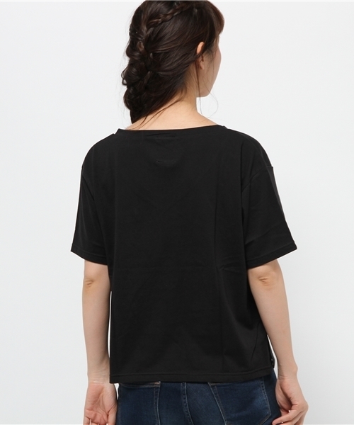 Kastane（カスタネ）の「【Kastane】ドライタッチVネックTシャツ（Tシャツ/カットソー・レディース・カーキ/レッド/ブラック・FREE）」の7枚目の写真