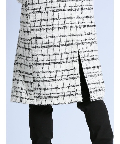 semantic design（セマンティックデザイン）の「＊セマンティックデザイン ツイード調チェック チェスターコート（チェスターコート・メンズ・ブラック/ホワイト・MEDIUM/LARGE）」の19枚目の写真