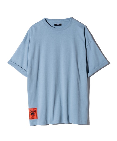 glamb(グラム)の「Roll Sleeve T-shirts / ロールスリーブTシャツ(Tシャツ/カットソー・メンズ・ブルー/ブラック/ホワイト・S/L/M)」の11枚目の写真