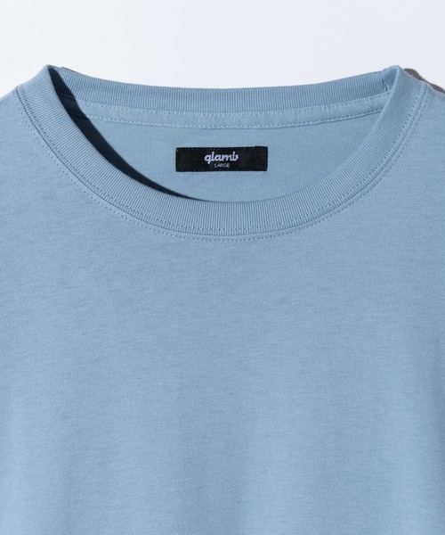 glamb(グラム)の「Roll Sleeve T-shirts / ロールスリーブTシャツ(Tシャツ/カットソー・メンズ・ブルー/ブラック/ホワイト・S/L/M)」の6枚目の写真