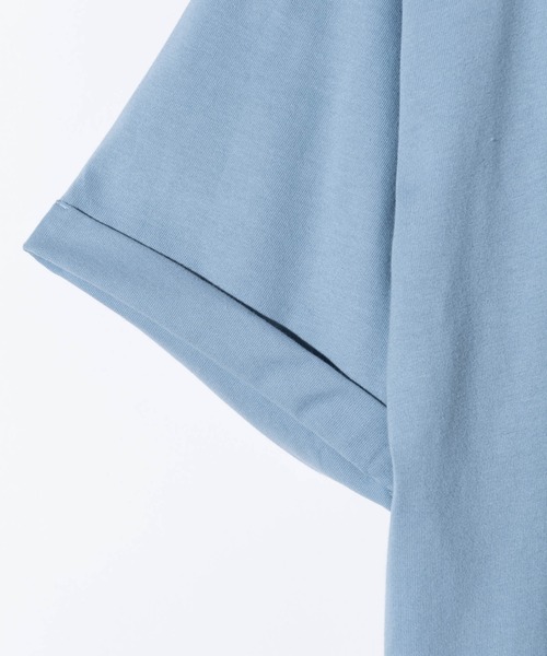 glamb(グラム)の「Roll Sleeve T-shirts / ロールスリーブTシャツ(Tシャツ/カットソー・メンズ・ブルー/ブラック/ホワイト・S/L/M)」の7枚目の写真