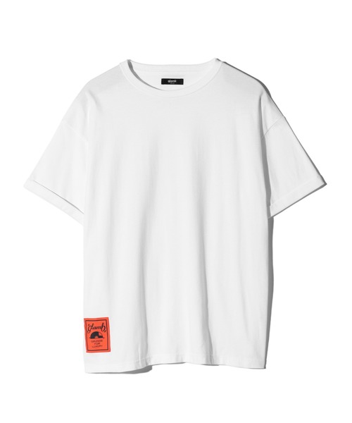 glamb(グラム)の「Roll Sleeve T-shirts / ロールスリーブTシャツ(Tシャツ/カットソー・メンズ・ブルー/ブラック/ホワイト・S/L/M)」の9枚目の写真