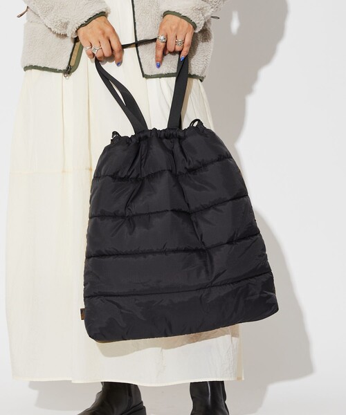 SUBLIME（サブライム）の「SUBLIME × FREAK'S STORE/サブライム × フリークスストア 別注 中綿 TOTE BAG / ナイロン トートバッグ（トートバッグ・レディース・ベージュ/グレー/ブルー/ブラック・ONE SIZE）」の2枚目の写真