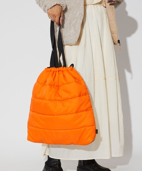 SUBLIME（サブライム）の「SUBLIME × FREAK'S STORE/サブライム × フリークスストア 別注 中綿 TOTE BAG / ナイロン トートバッグ（トートバッグ・レディース・ベージュ/グレー/ブルー/ブラック・ONE SIZE）」の5枚目の写真