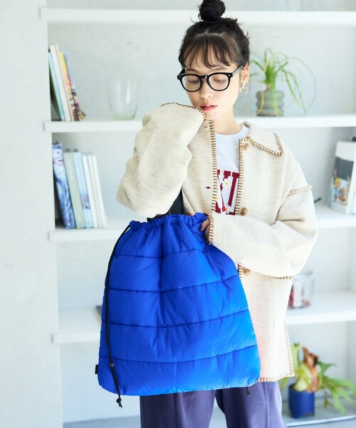 SUBLIME（サブライム）の「SUBLIME × FREAK'S STORE/サブライム × フリークスストア 別注 中綿 TOTE BAG / ナイロン トートバッグ（トートバッグ・レディース・ベージュ/グレー/ブルー/ブラック・ONE SIZE）」の22枚目の写真