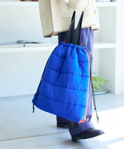 SUBLIME（サブライム）の「SUBLIME × FREAK'S STORE/サブライム × フリークスストア 別注 中綿 TOTE BAG / ナイロン トートバッグ（トートバッグ・レディース・ベージュ/グレー/ブルー/ブラック・ONE SIZE）」の14枚目の写真