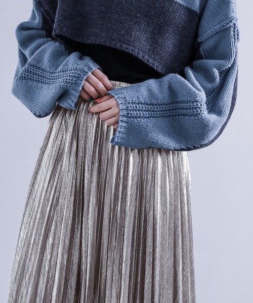Proenza Schouler/メタリック/プリーツ/スカート/美品❣️ セール】メタリックプリーツスカート（スカート）｜ap retro