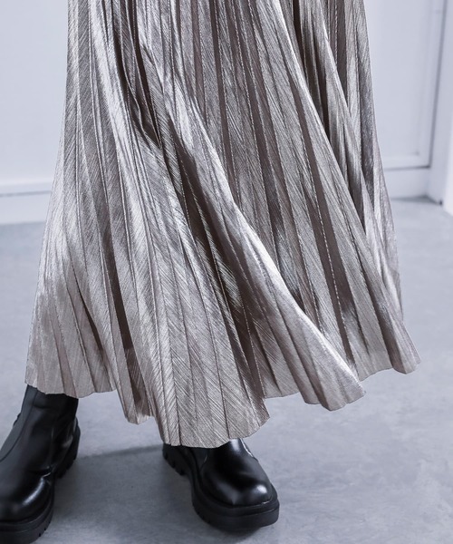 Proenza Schouler/メタリック/プリーツ/スカート/美品❣️ セール】メタリックプリーツスカート（スカート）｜ap retro