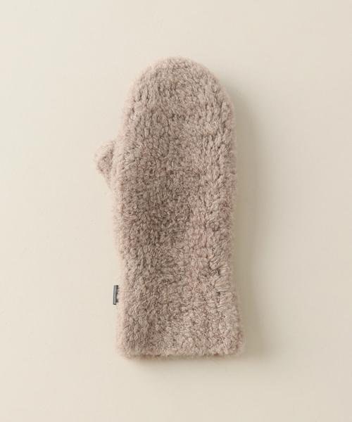 AP STUDIO(エーピーストゥディオ)の「スーパーフリースミトン(手袋・レディース・ホワイト/ベージュ/チャコールグレー・FREE)」の10枚目の写真