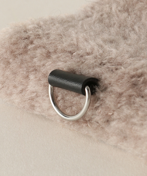 AP STUDIO(エーピーストゥディオ)の「スーパーフリースミトン(手袋・レディース・ホワイト/ベージュ/チャコールグレー・FREE)」の15枚目の写真