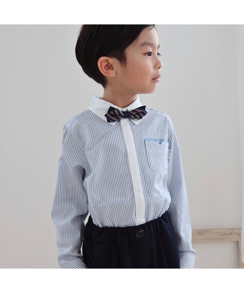 apres les cours(アプレレクール)の「フォーマル蝶ネクタイ(蝶ネクタイ・キッズ・レッド/ストライプ・FREE)」の10枚目の写真