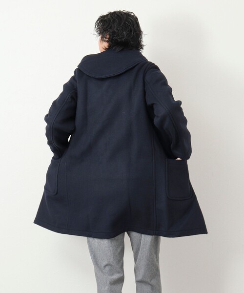 LONDON TRADITION（ロンドントラディション）の「【LONDON TRADITION/ ロンドン トラディション】MARTIN SLIM LONG スリムロング ダッフルコート（ダッフルコート・メンズ・ネイビー/オリーブ/ブラック・42/40/38）」の9枚目の写真